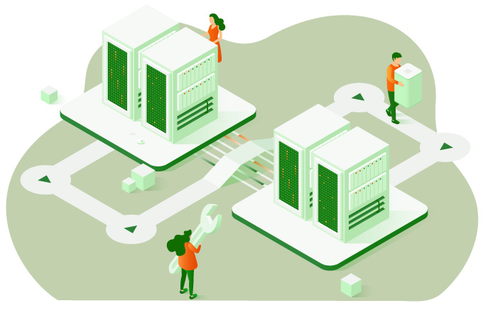 同一サーバー同士の移設